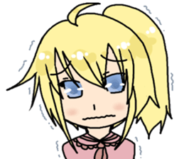 JK happy girl sticker #290741