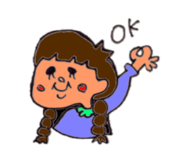 girls sticker #290790