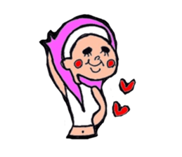 girls sticker #290795