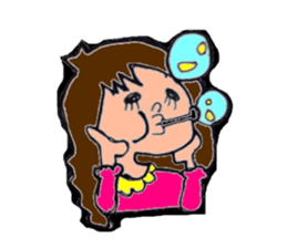 girls sticker #290812