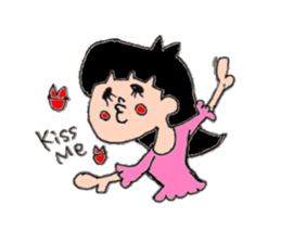 girls sticker #290822