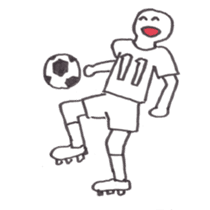 The Soccer Player And His Friends sticker #290875