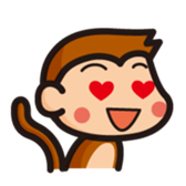 simple monkey part 1 sticker #291068