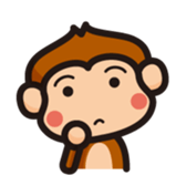simple monkey part 1 sticker #291071