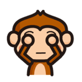 simple monkey part 1 sticker #291073