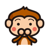 simple monkey part 1 sticker #291074