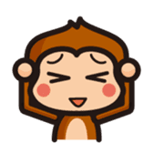 simple monkey part 1 sticker #291075