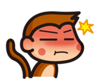 simple monkey part 1 sticker #291081