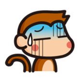 simple monkey part 1 sticker #291087