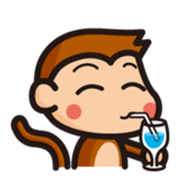 simple monkey part 1 sticker #291099