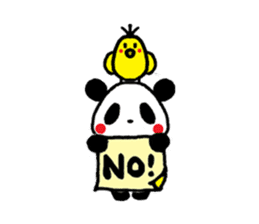 Panda no MI sticker #291149
