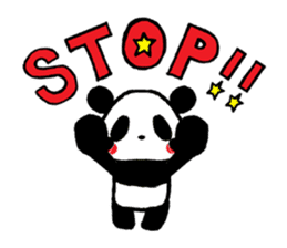 Panda no MI sticker #291176