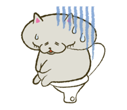 Poseidon of fat cat. sticker #291245