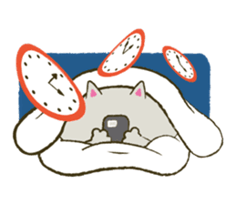 Poseidon of fat cat. sticker #291247