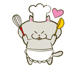 Poseidon of fat cat. sticker #291248