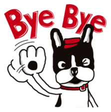 A golf of French Bulldog "butch" sticker #291387