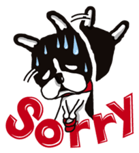 A golf of French Bulldog "butch" sticker #291390