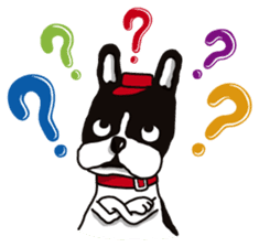 A golf of French Bulldog "butch" sticker #291391