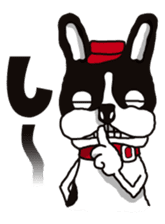 A golf of French Bulldog "butch" sticker #291394