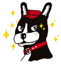 A golf of French Bulldog "butch" sticker #291395