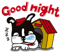 A golf of French Bulldog "butch" sticker #291398