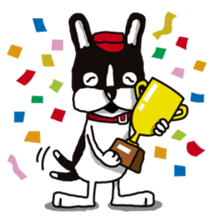 A golf of French Bulldog "butch" sticker #291414