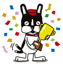 A golf of French Bulldog "butch" sticker #291414