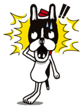 A golf of French Bulldog "butch" sticker #291419