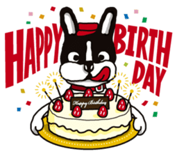 A golf of French Bulldog "butch" sticker #291424