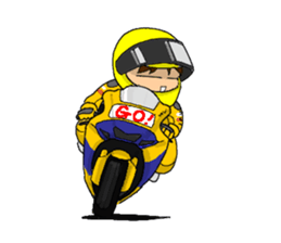 Single-edged eyelids on the flat face sticker #292014