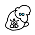 little little girl stamp sticker #292312