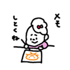 little little girl stamp sticker #292323