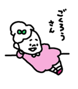 little little girl stamp sticker #292324