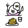 little little girl stamp sticker #292329