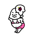 little little girl stamp sticker #292342