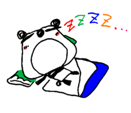 Feeling manner heart of panda sticker #292399