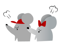 Funny mice sticker #292471