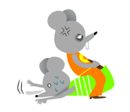 Funny mice sticker #292473