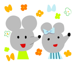 Funny mice sticker #292481