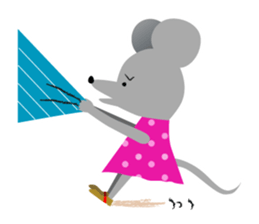Funny mice sticker #292489