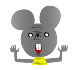 Funny mice sticker #292495