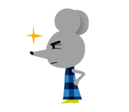 Funny mice sticker #292501