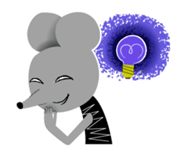 Funny mice sticker #292503