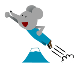 Funny mice sticker #292504