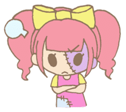 Zombiena and Kuro. sticker #292827