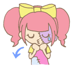 Zombiena and Kuro. sticker #292828