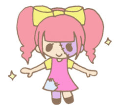 Zombiena and Kuro. sticker #292831