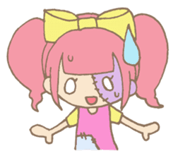 Zombiena and Kuro. sticker #292834