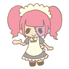 Zombiena and Kuro. sticker #292836