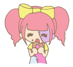 Zombiena and Kuro. sticker #292844